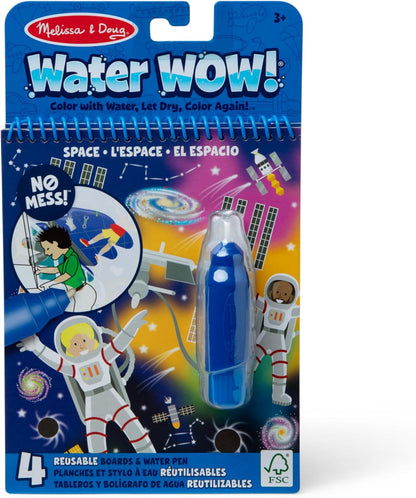 Melissa & Doug On The Go Water Wow! Mess Free Coloring Book, Reusable Water-Reveal Activity Pad, Vehicles, Travel Toys, Party Favors, for Toddlers & Kids Ages 3+ - FSC Certified