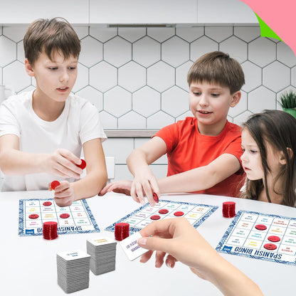 SpriteGru Multiplication & Division Bingo Game, 480 Math Problems, 2 Educational Math Board Game for Kindergarten and Preschool Kids 4-8, Perfect for Classroom & At Home (Up to 25 Players)