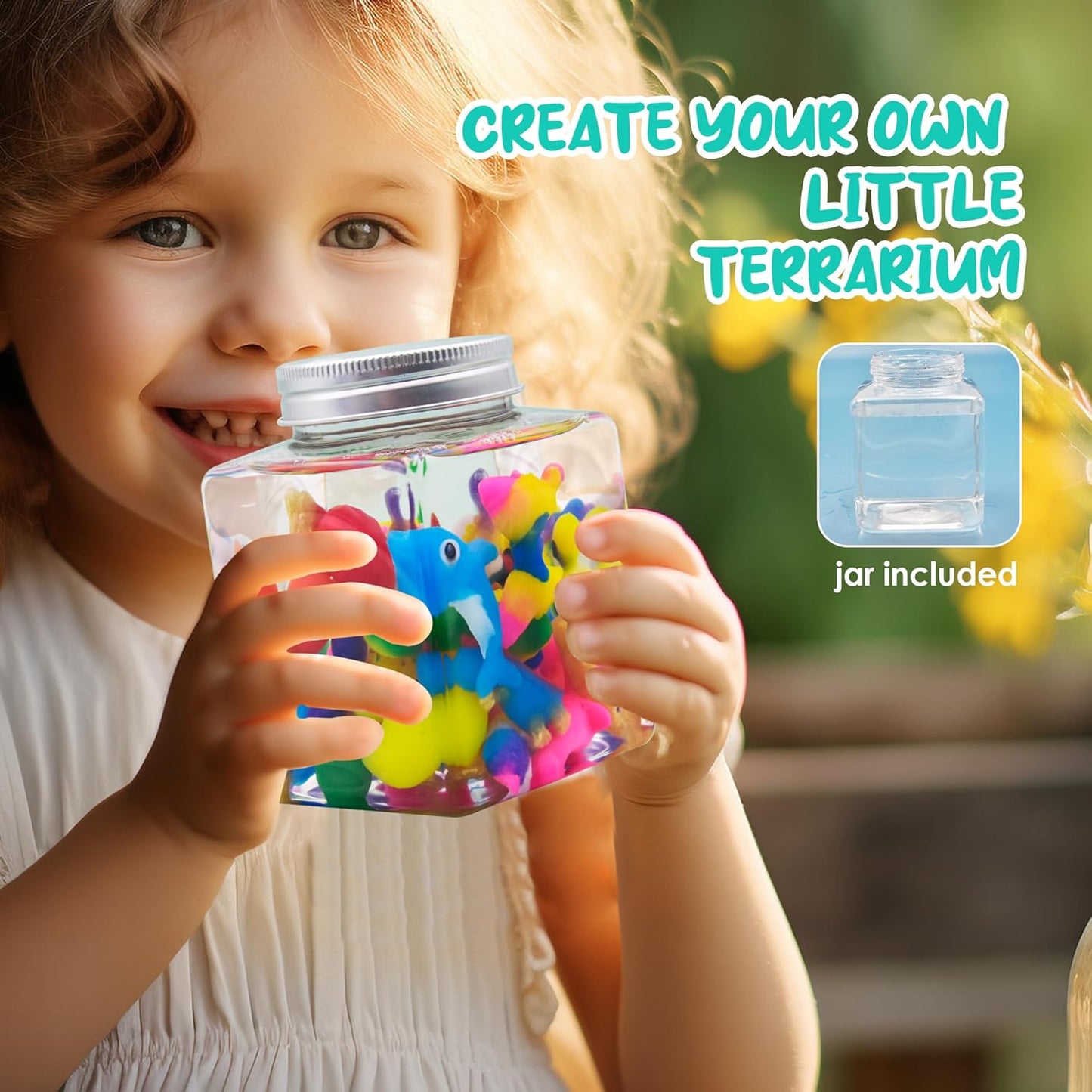 Sleepah Aqua Fairy Water Gel Kit for Kids Magic Water Elf Toy Make Your Own Squishies Craft Kits for Kids DIY Squishy Maker - Arts & Crafts for Kids Ages 5 6 7 8 9 - Gift Boys or Girls Kids Crafts