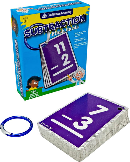 Continuum Learning 0-12 Multiplication Flash Cards for Kindergarten and Elementary Classroom Must Haves, 156 Math Flashcards, Teacher Must Haves for Homeschool and Classroom Essentials