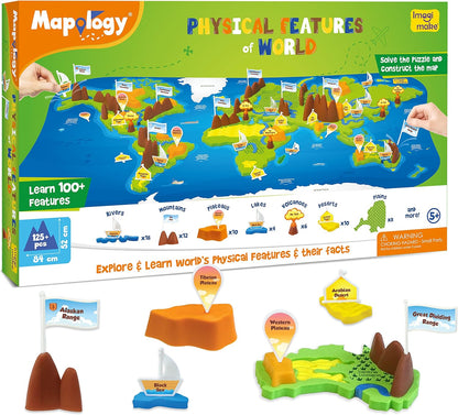 Imagimake Mapology Solar System for Kids | Educational Toys for Kids 5-7 | Space Toys | Puzzles for Boys & Girls Ages 4-8 | 6 Year Old Boy Gifts & Girl Gifts