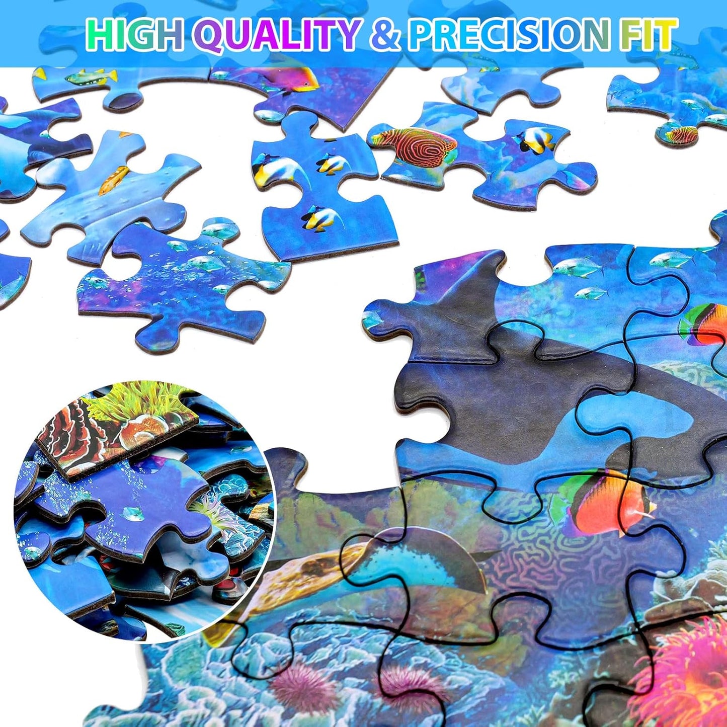Jigsaw Puzzles for Kids Ages 3-5, 4-8, 6-8 Boys Girls - 60 Piece Construction Site - Large Piece Children Floor Jigsaw Puzzles - Science Educational Toys for 3 4 5 6 7 8 Years Old