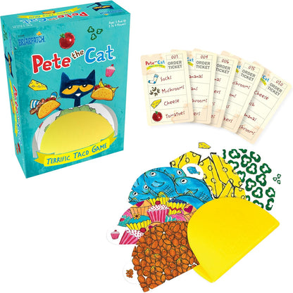 Briarpatch, Pete The Cat Terrific Taco Game, Based On Early Reader Books by James Dean, Preschool Learning for Children