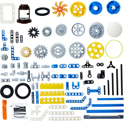 330Pcs Building Kit, 12 in 1 STEM Toys with Electric Power Motor for Kids, DIY Erector Set for Boys Girls, Technic Building Suit Creative Play Great Gift for Kids Age 6+