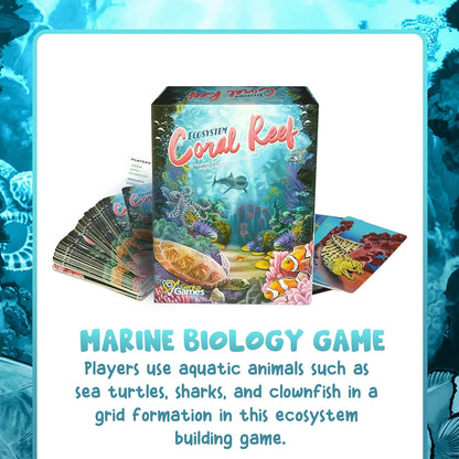 Ecosystem - A Family Card Game about Building Habitats | Learn about Animals, Ecology & Biodiversity for Kids, Adults, Families or the classroom! Fun Board Games for Environmental Science Class