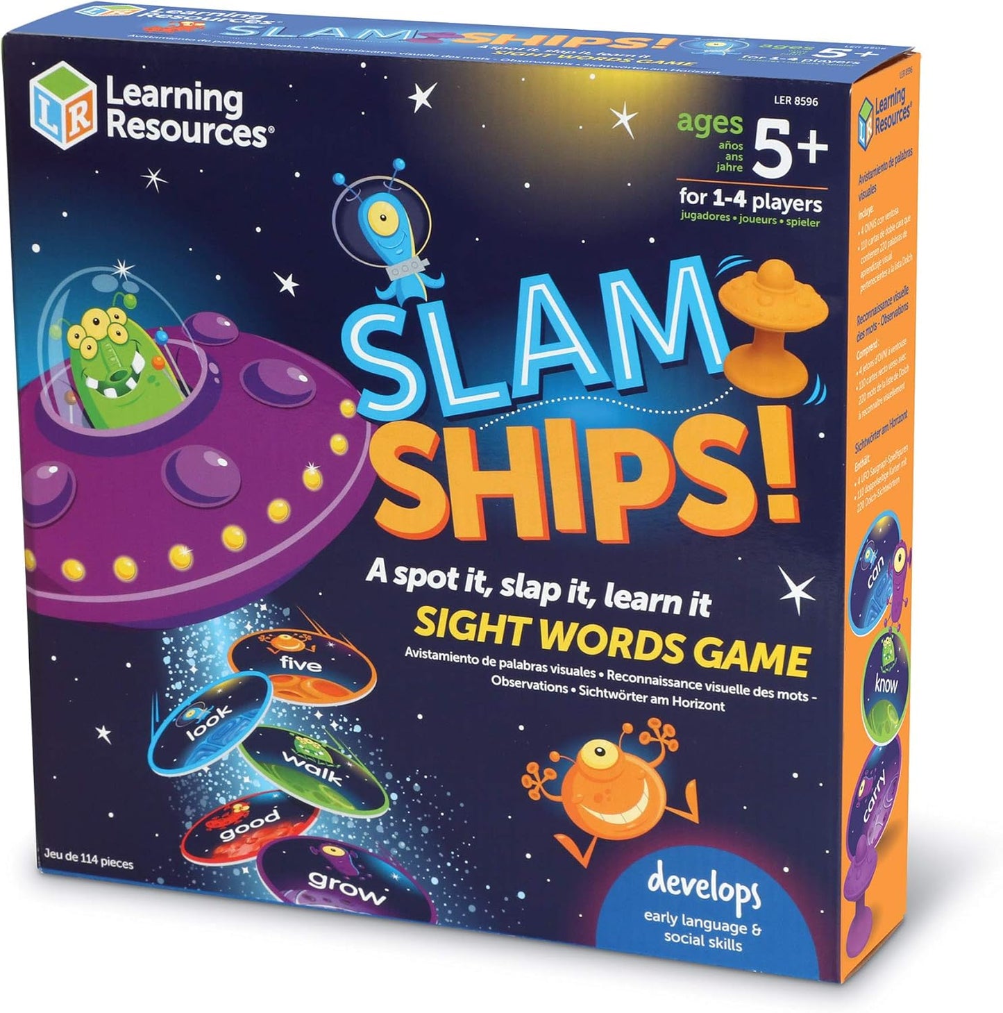 Learning Resources Sight Word Swat A Sight Words Game - Phonics Flash Cards, Board Games for Kids, Montessori Spelling , Homeschool, Classroom Must Haves, Teacher Supplies, Gifts for Boys and Girls