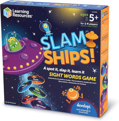 Learning Resources Sight Word Swat A Sight Words Game - Phonics Flash Cards, Board Games for Kids, Montessori Spelling , Homeschool, Classroom Must Haves, Teacher Supplies, Gifts for Boys and Girls