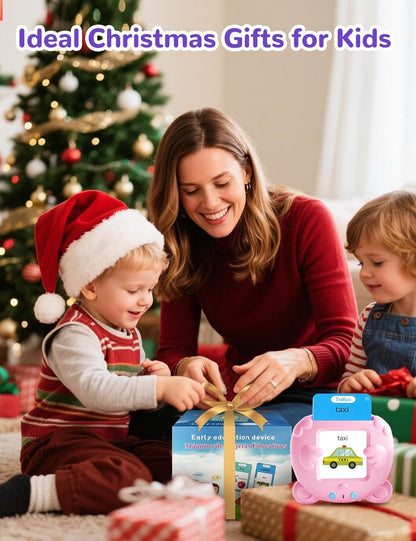 Spanish & English Talking Flash Cards for Toddlers, 510 Sight Words Bilingual Learning Toys for Children, Autism Pocket Speech Therapy Toys, Español Vocabulary Educational Flashcards