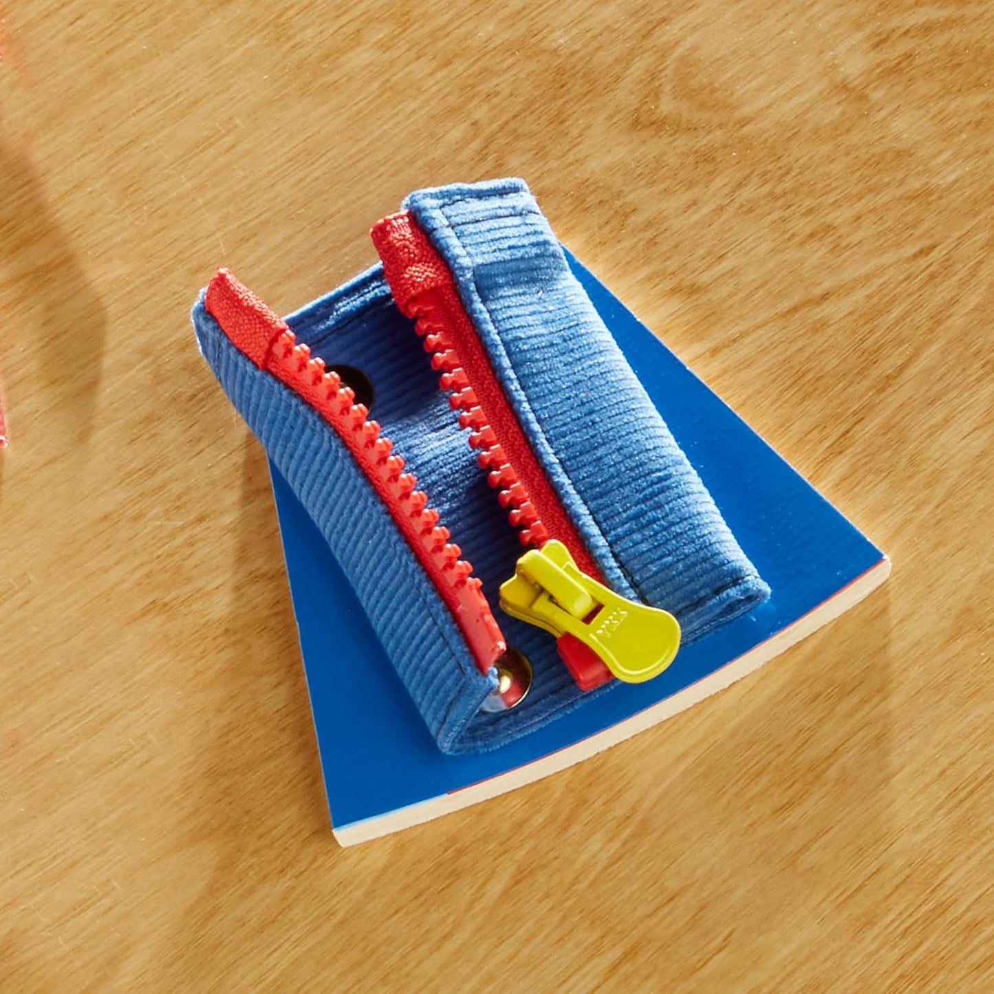 Melissa & Doug Mickey Mouse Clubhouse Wooden Basic Skills Board - Zip, Lace, Tie, Buckle, Button, and Snap