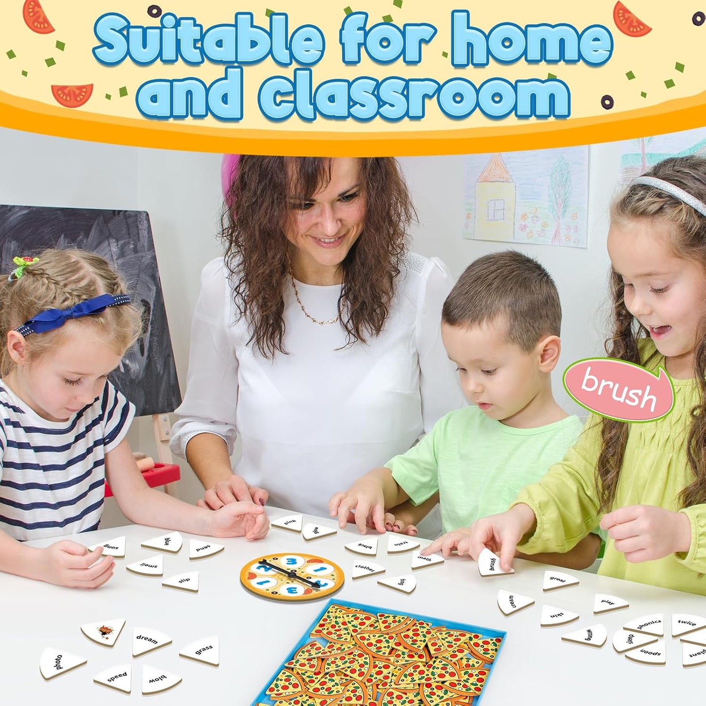 Kasfalci Blends Word Games: Phonics Flash Cards, Speech Therapy Toys for Toddlers & Kindergarten Preschool Learning Activities