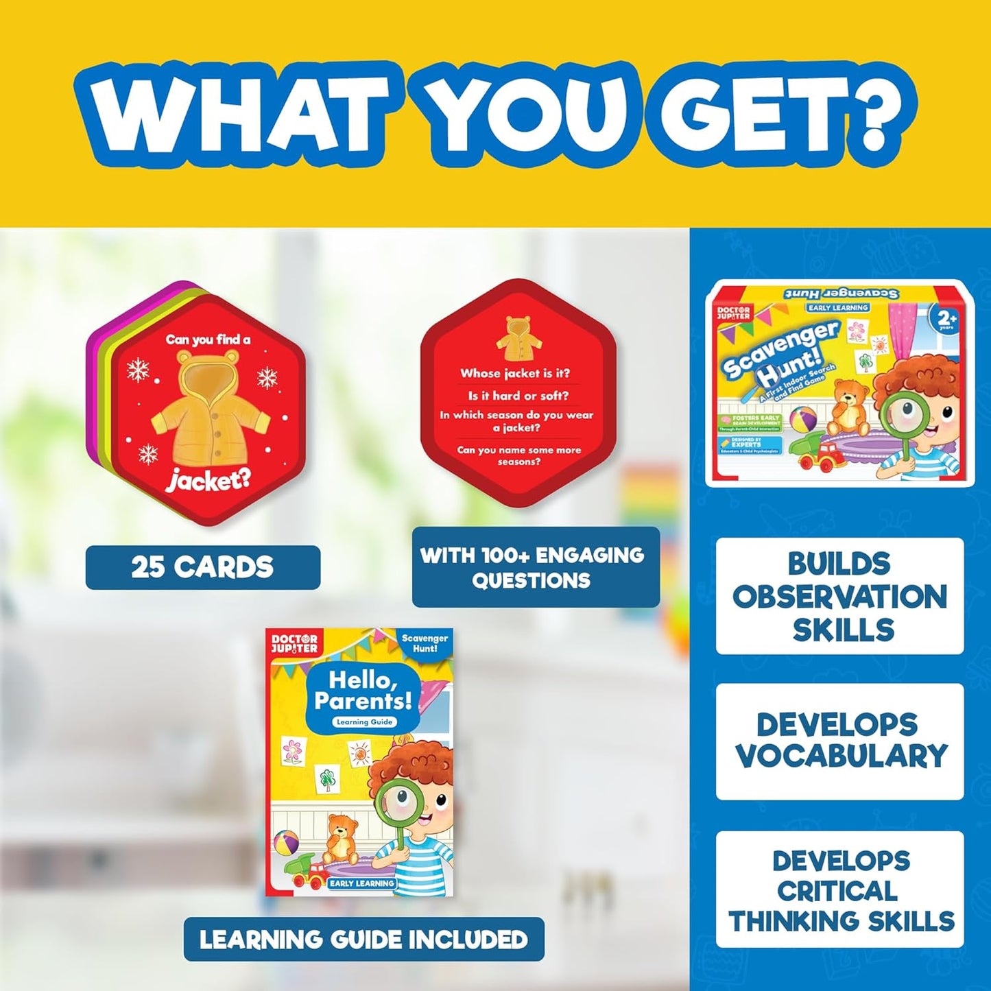 Doctor Jupiter My First Montessori Busy Book for Toddlers 1+ Year Olds | Preschool Learning Activities - Educational Travel Toys | Birthday Gift for Girls Ages 1,2,3