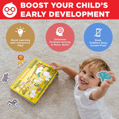 Doctor Jupiter My First Montessori Busy Book for Toddlers 1+ Year Olds | Preschool Learning Activities - Educational Travel Toys | Birthday Gift for Girls Ages 1,2,3