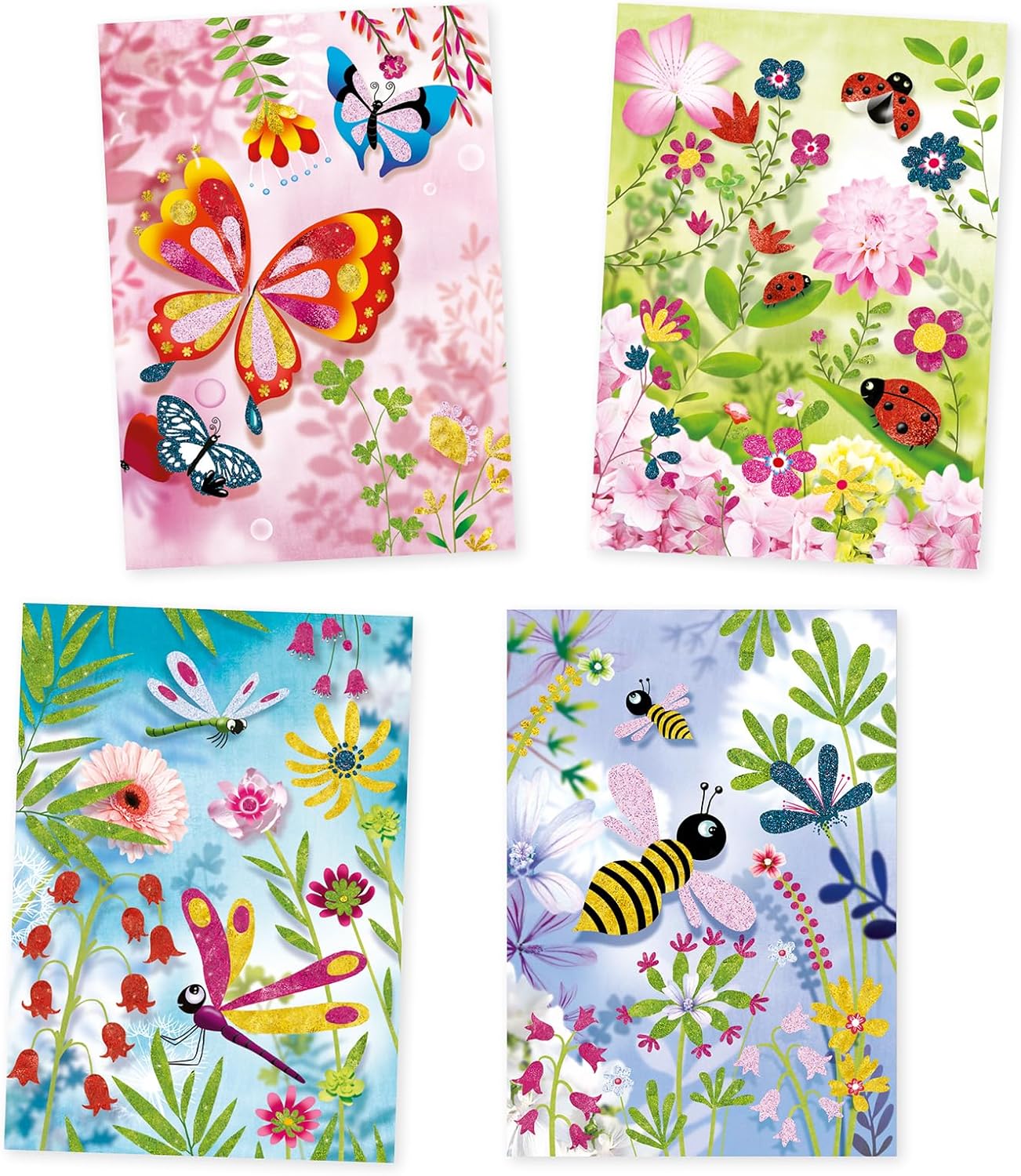 DJECO Butterflies Glitter Craft Kit