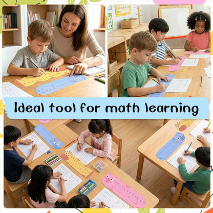 30Pcs Pencil Number Lines, Double Sided Number Lines for Students, 12x4Inch Erasable Number Line for Classroom Wall Home Teaching Supplies Must Haves