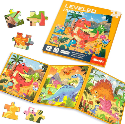 Magnetic Puzzles for Toddlers 1-3, Cartoon Mermaid Magnet 3 in 1 Jigsaw Puzzle, Kids Travel Puzzles Toys, Preschool Learning Toy for Kids 1-8 Year (Mermaid)