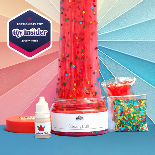 Elmer's Color Wheel Slime Kit, Includes Premade Slime, Clay Color Pigments, Scents, Sheet Labels, 24 Piece Kit - Arts & Crafts, Kids DIY Fun, Summer Activity