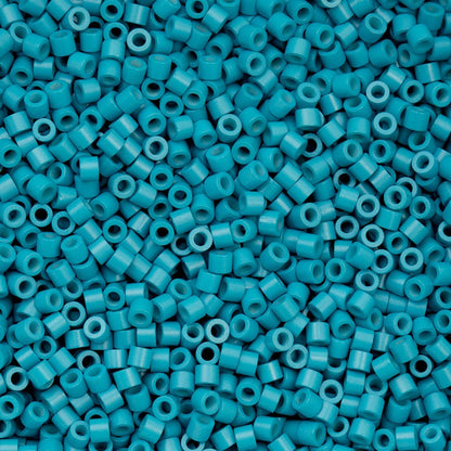 John Bead 25g Cylin Beads Opaque Turquoise Green 11/0 Glass Cylindrical Seed Beads for Jewelry Bracelets Necklaces Earrings Making Embroidery