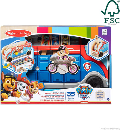 Melissa & Doug PAW Patrol Wooden See & Spell Pup Pad Game - FSC Certified