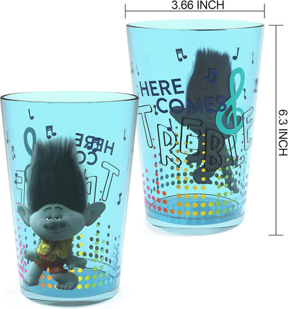 Zak Designs 14.5oz Disney Frozen 2 Nesting Tumbler Set Includes Durable Plastic Cups, Fun Drinkware is Perfect for Kids, 4pk (14.5oz, Anna & Elsa & Olaf)