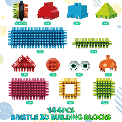 Contixo STEM Building Toys - 110 pcs Marble 3D Magnetic Run Tiles Learning Stacking Educational Building Blocks Set, Creativity Beyond Imagination, Inspirational, Recreational Toy for Kids