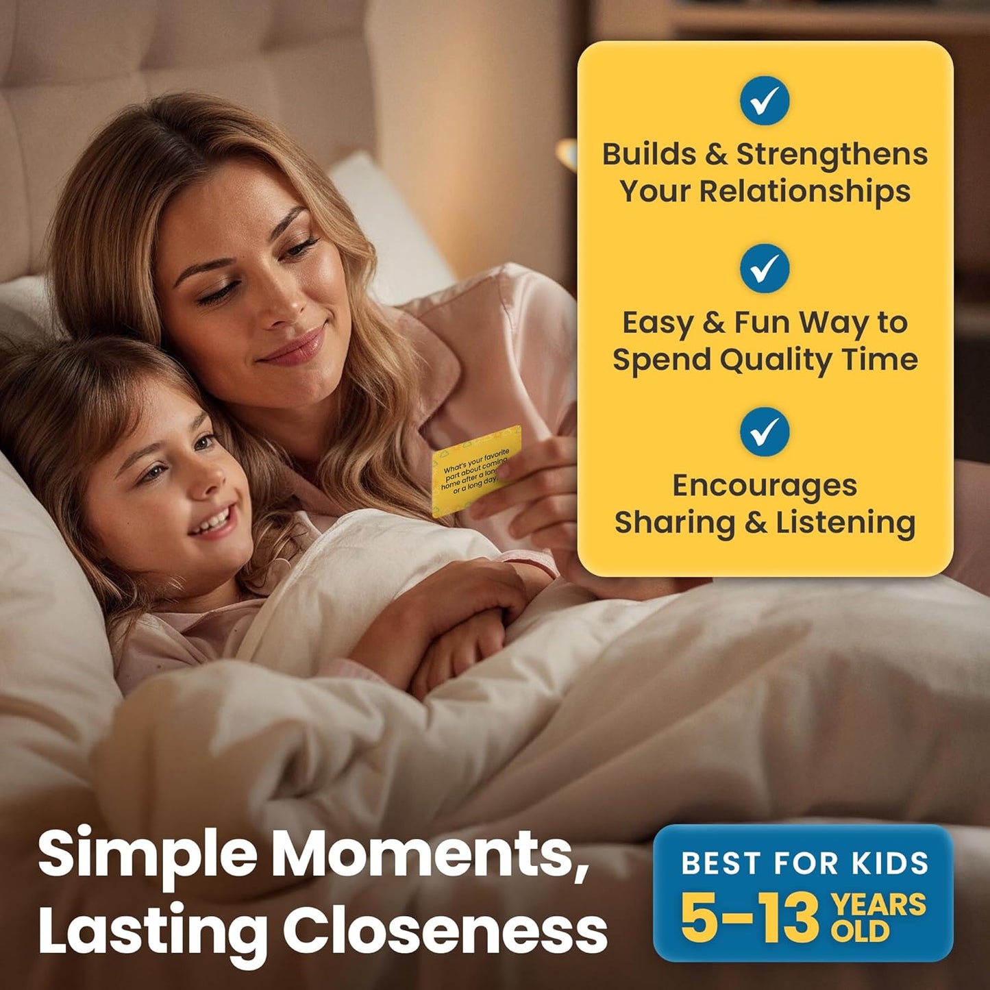 400 Conversation Cards for Kids – Engage Kids, Laugh, and Grow Closer During Family Dinner, Game Night, and Road Trips – Have Fun Building Social-Emotional Skills - Super Portable 2.5" x 1.75" Cards