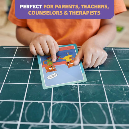 Who What Why Emergency & Safety Conversation Cards for Kids – Social Skills & Critical Thinking Game – Safety Awareness, Decision-Making & Communication Cards, Speech Therapy & SEL Tool, Ages 4+