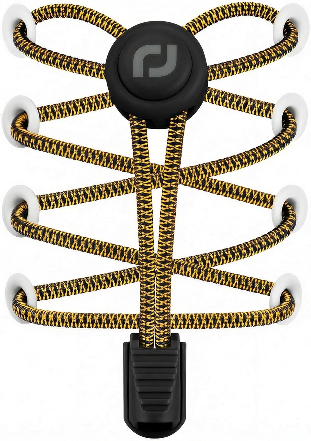 RJ-Sport Tieless Elastic Shoe Laces - Heavy Duty No Tie Shoelaces for Kids and Adult with Strong Lock and Speed Shoestrings