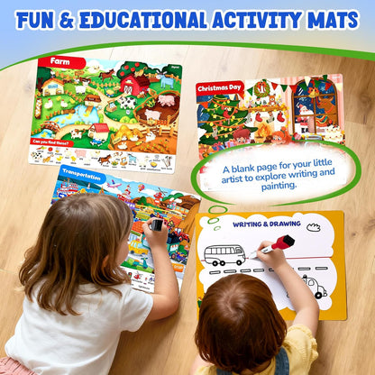 JoyCat Search and Find Activity Books, Animal Preschool Learning Activities for Toddlers & Kids, Travel Toys for Road Trip Car and Airplane, Busy Toy, Educational Game Gifts for Boys Girls Ages 3-5