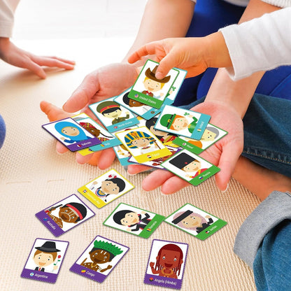 gisgfim 100 PCS Memory Matching Game Famous Paintings Concentration Memory Card for Adults Learning Educational Game A Fun & Fast Artworks Theme Matching Games