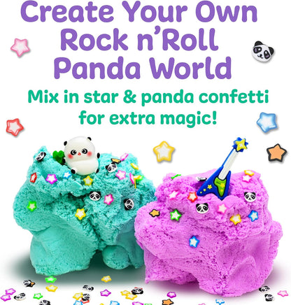 Creativity for Kids Sensory Minis Panda Kit | Cloud Clay Sensory Toy for Toddlers | Squish, Scoop & Discover Panda Surprise Pieces | Mess-Free, Screen-Free Travel Activity for Kids (Ages 3+)