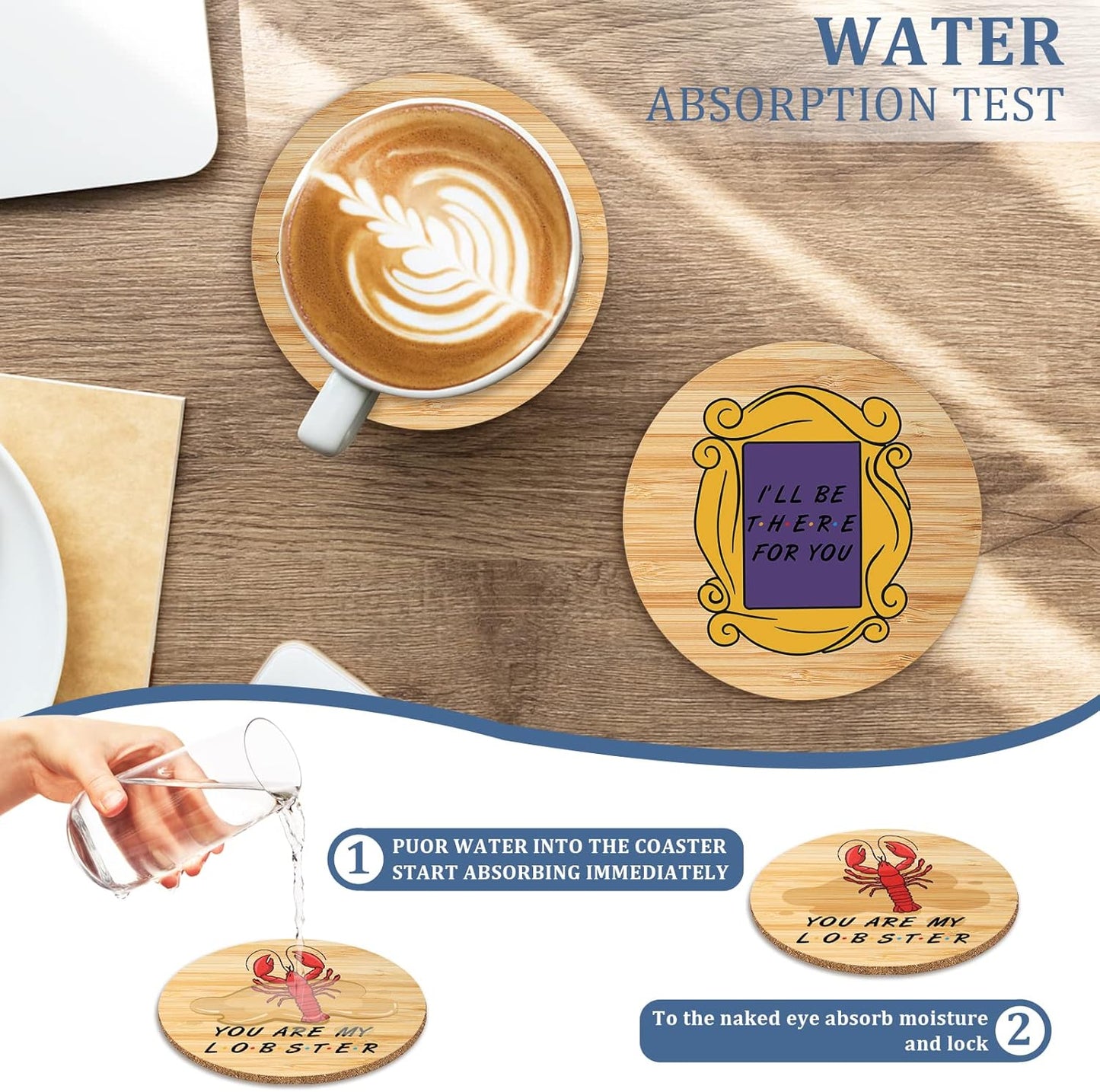 Golden Girls TV Show Merchandise,6 PCS Cork Coasters for Drinks,Funny Set with Coasters Holder,Golden Girls Fans Clean Dirty Dishwasher Magnet,Refrigerator Sign Kitchen Decor Gifts