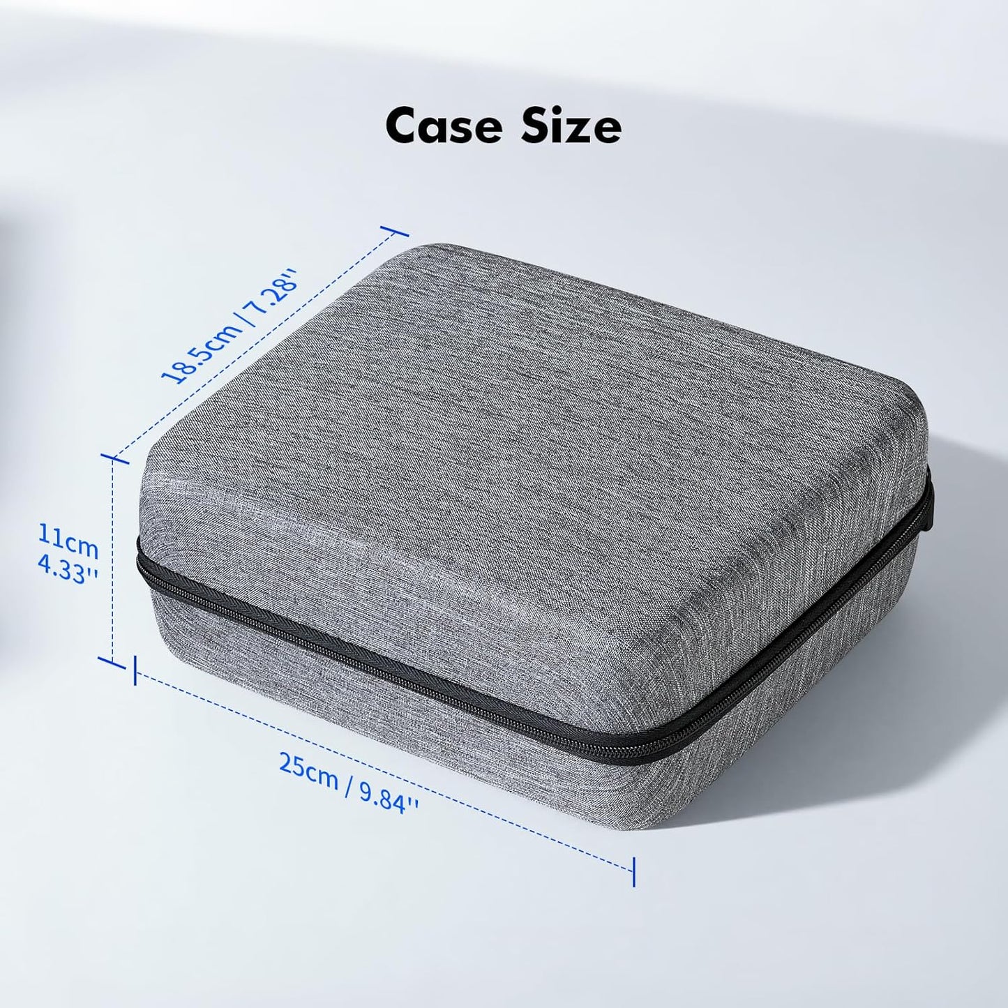 DM9 Digital Microscope Carrying Case - EVA Hard Storage Box Endoscope Case Travel Case Compatible with 4.3''/5''/7'' Digital Microscopes & Borescopes