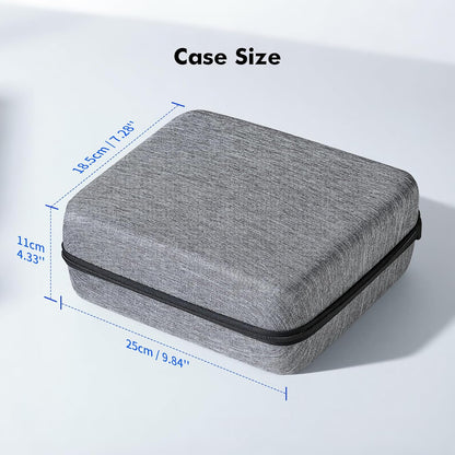DM9 Digital Microscope Carrying Case - EVA Hard Storage Box Endoscope Case Travel Case Compatible with 4.3''/5''/7'' Digital Microscopes & Borescopes