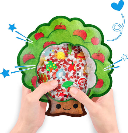 Vango BIZYBOO - The Original Seek & Find Plush - Hidden Object Search Problem Solving Educational Matching Game for Kids 2 and Up (Spike)