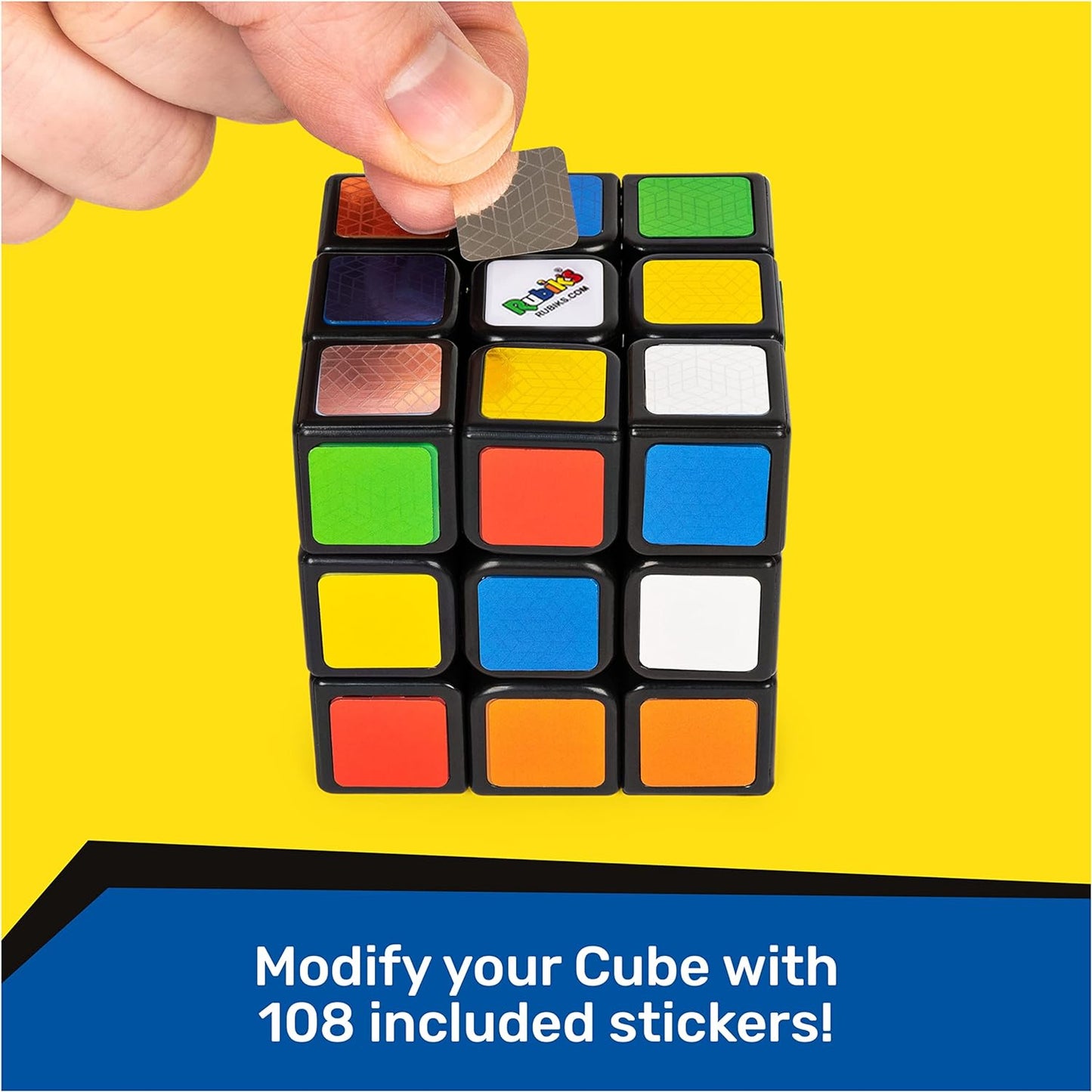 Rubik’s Cube, Special Retro 50th Anniversary Edition, Original 3x3 Cube Collectible & Desk Décor, Problem-Solving Brain Teaser, Fidget Toy, Sensory Puzzle for Adults, Teens, Kids, for Ages 8 & Up