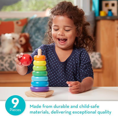 MELISSA & DOUG Rainbow Stacker, 1 EA
