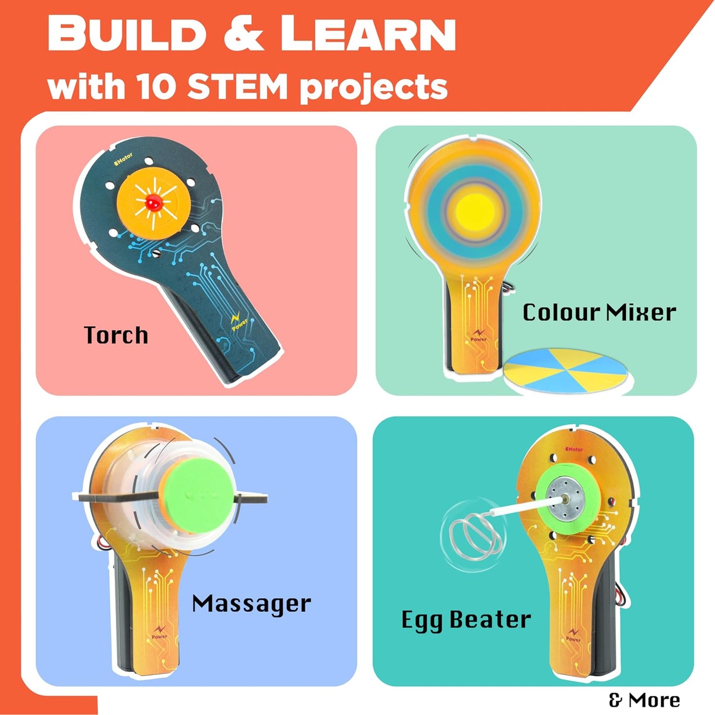 Butterfly EduFields 30in1 STEM Kits for Kids Age 8-10-12 | STEM Toys for Ages 8-13 | Electricity & Magnetism | Science Project Kit for Boys & Girls Aged 8-10-12-14 | Best Educational Birthday Gift