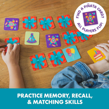 Educational Insights Hammy's Hamster Party - Animal Memory Matching Game for Kids, Skill-Building Toddler Games Ages 3-5, Memory Game with Matching Cards, Learning Preschool Games for Toddlers