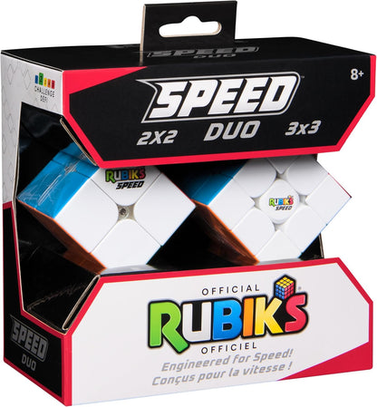 Rubik’s Cube, 3x3 Magnetic Speed Cube for Super Fast Solves, Twisting Fidget Toy, Challenging Brain Teaser & Sensory Puzzle for Adults, Teens, & Kids, for Ages 8 & Up