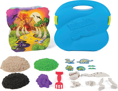 Kinetic Sand, T-Rex Dig Set with 1.5lbs Play Sand & Tools