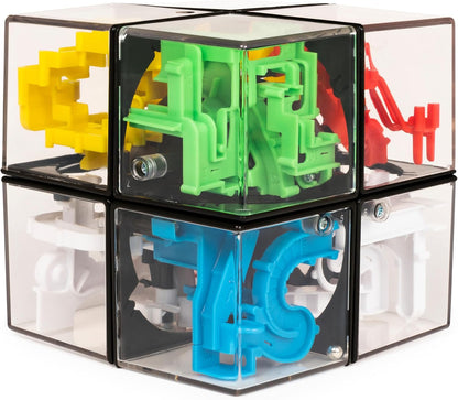 Rubik’s Perplexus Fusion 3x3 Gravity 3D Maze Game Brain Teaser Puzzle Ball | Anxiety Relief Items Cool Stuff | Sensory Toys for Adults & Kids Ages 8+