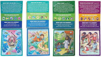 Water Reveal Coloring Scripture Book for Kids Ages 3+. New Testament Bible Stories: Preschool, Elementary, Primary, Christian, Religion