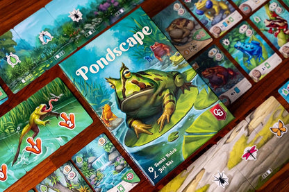 Pondscape, Cozy Family Strategy Card Game for Kids and Adults – for 1–4 Players, Ages 8+ – Family Games Night Essential