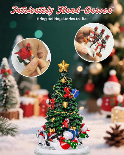 Extra Large Christmas Snow Globes Christmas Lantern, 12.99" Musical Snow Globe with 8 Songs, Santa Snowglobe for Kids Adults, 6H Timer Dual Power, Lighted Christmas Decorations Indoor Gifts