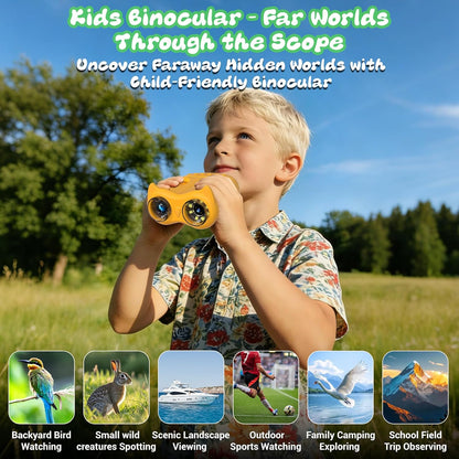 Handheld Microscope for Kids, 2 in 1 1000X Pocket Digital Microscope & 10X Telescope for Kids - Science Kits STEM Toys - Gifts for Boys Girls Ages 3 4 5 6 7 8 9 10 11 12 (Orange)