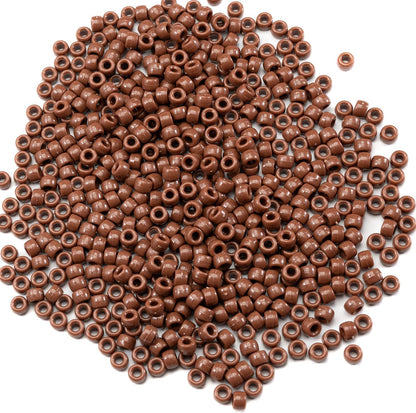 Gxueshan 1000 Pcs Acrylic Black Pony Beads 6x9mm Large Hole Pen Hair Kandi Beads Bulk for Friendship Bracelet Necklace Jewelry Making Earring Braiding Kit
