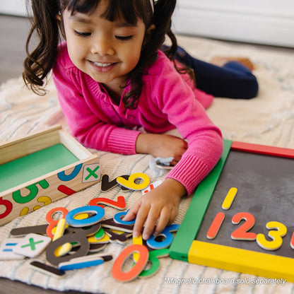 Melissa & Doug Deluxe Magnetic Letters and Numbers Set – 89 Wooden Alphabet Magnets & Numbers, Educational Learning Toys for Preschool Kids Ages 3+