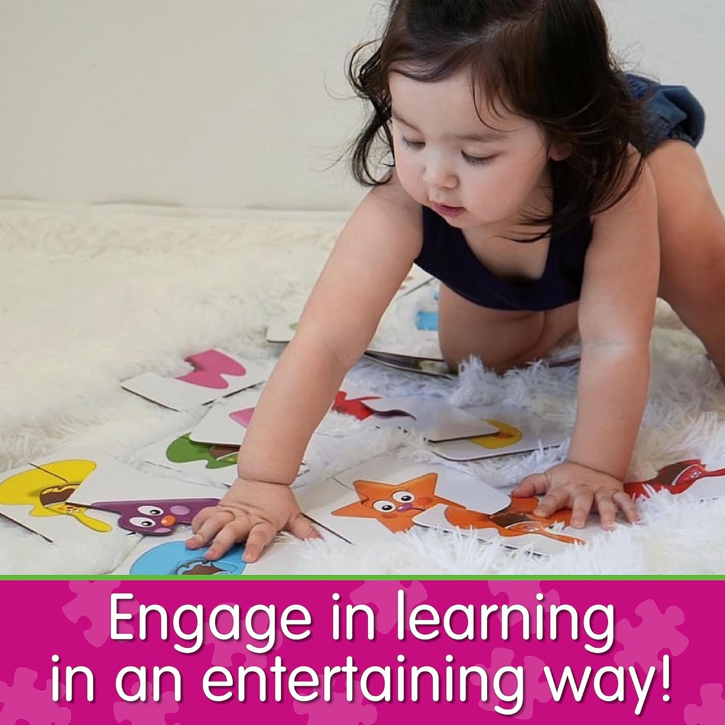 The Learning Journey: My First Match It - Dinosaurs - 2 Year Old Toys, Puzzles for Toddlers, Toddler Puzzle, Educational Toys for 2 Year Old - 15 Self-Correcting Matching Puzzles - Award Winning Toys