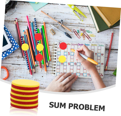 Toddmomy 200pcs Dual Color Math Counting Chips for Safe Educational Counters for Learning Activities Enhance Math Skills and Interactive Fun