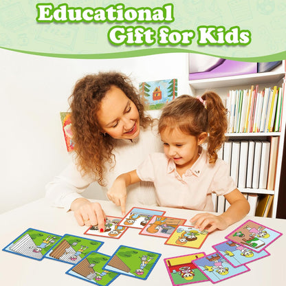 Kasfalci Sequencing Cards, Sequence Game for Kids, Speech Therapy Materials for Autism, Improve Storytelling,Social Skills, Sentence Building, Preschool Learning Activities for Classroom & Homeschool